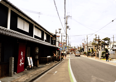 中山道守山宿川塚のまちなみ